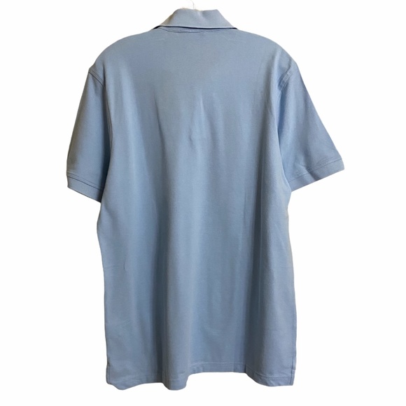 IZOD Powder Blue Heritage Polo Shirt Top Mens NWT - Picture 2 of 10